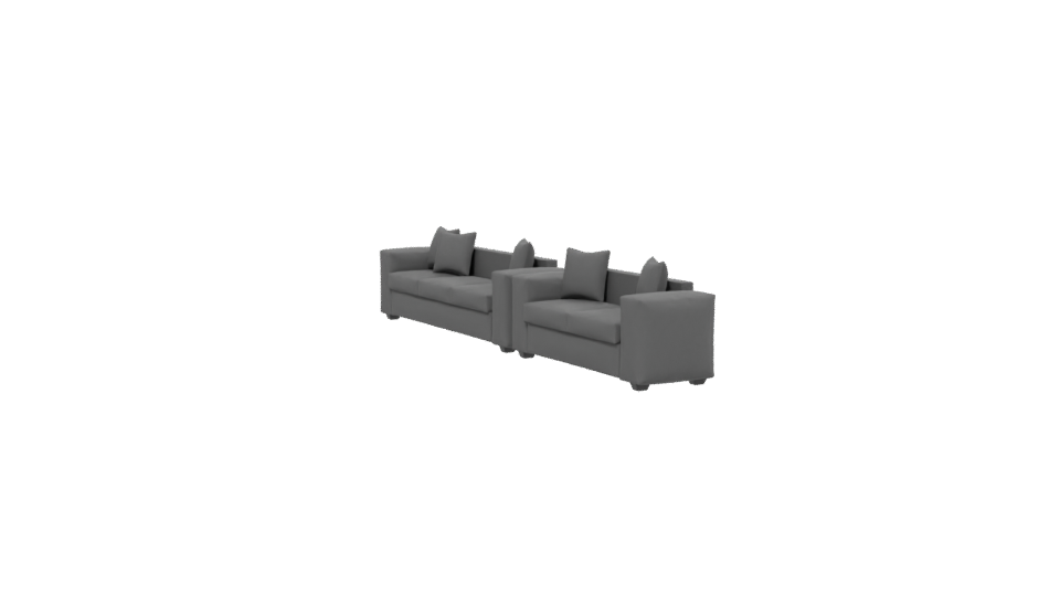 Contemporary Modular Sofa Set 3D Model - Professional 3D Model Render 13