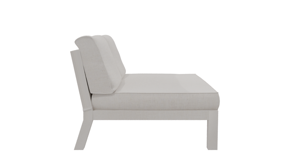 Minimalist Wooden Bed Frame - Professional 3D Model Render 8