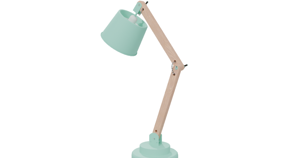 Stylish Desk Lamp 3D Model - Professional 3D Model Render 6
