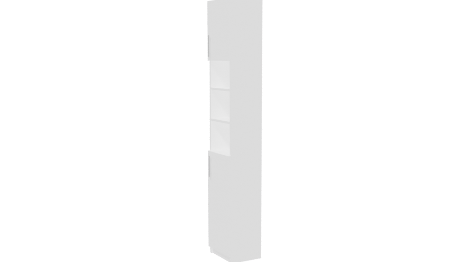 Sleek Modern Storage Cabinet 3D Model - Professional 3D Model Render 13