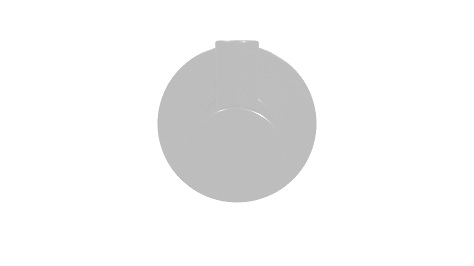 Stylized Metal Wall Hook Model - Professional 3D Model Render 11