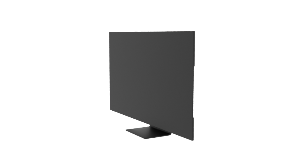 Sleek Modern Television 3D Model - Professional 3D Model Render 13