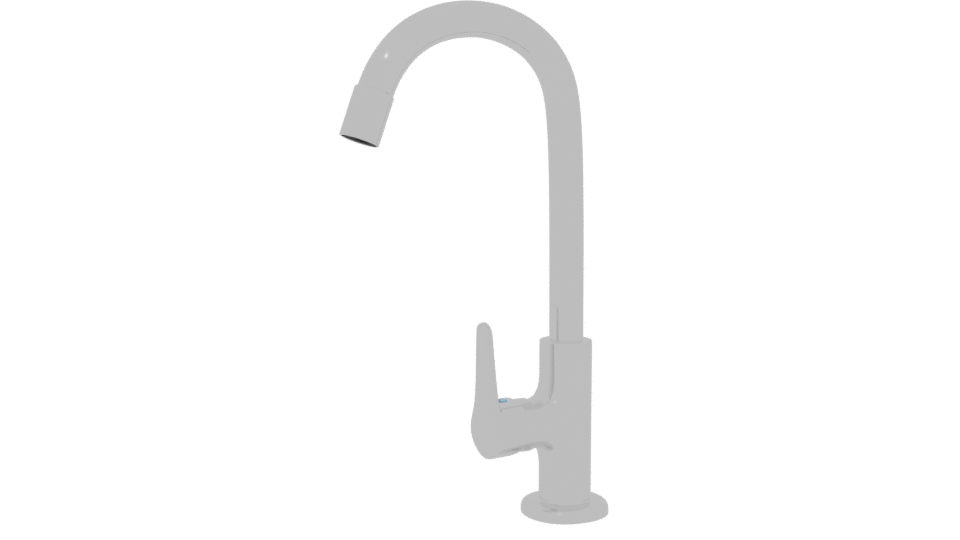 Stylish Kitchen Faucet 3D Model - Professional 3D Model Render 13