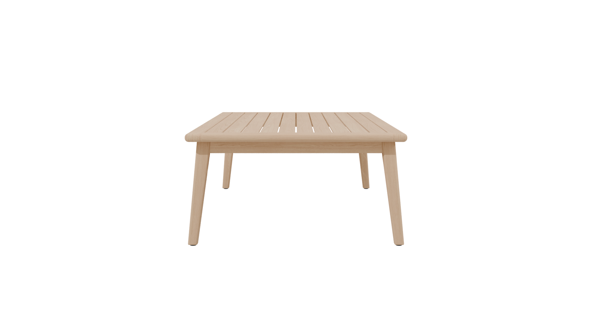 Sleek Modern Wooden Dining Table 3D Model - Professional 3D Model Render 14