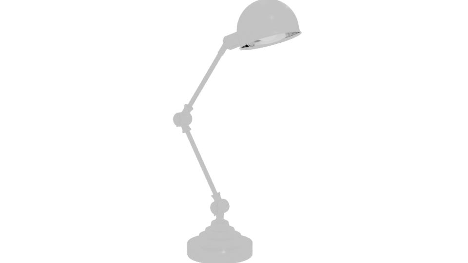 Sleek Metal Table Lamp 3D Model - Professional 3D Model Render 12