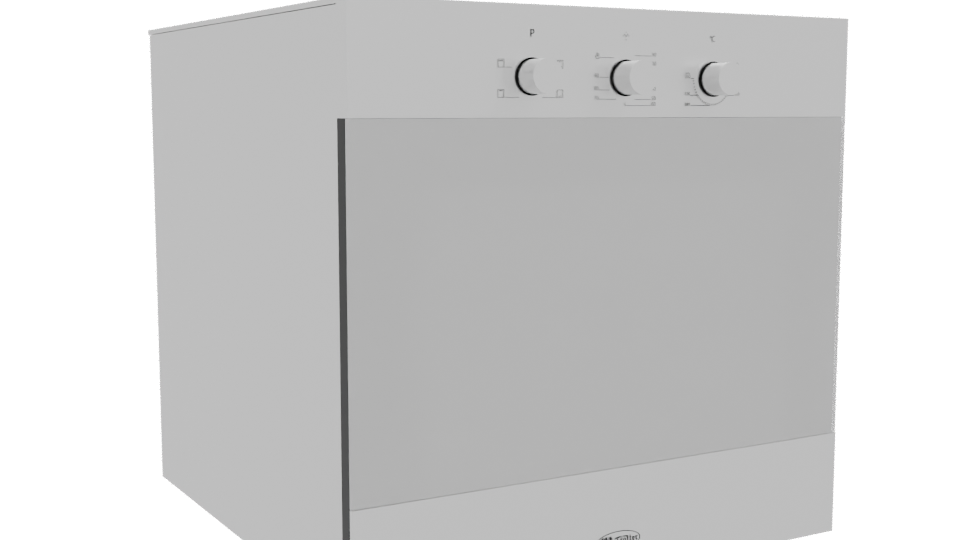 Sleek Modern Kitchen Oven 3D - Professional 3D Model Render 10