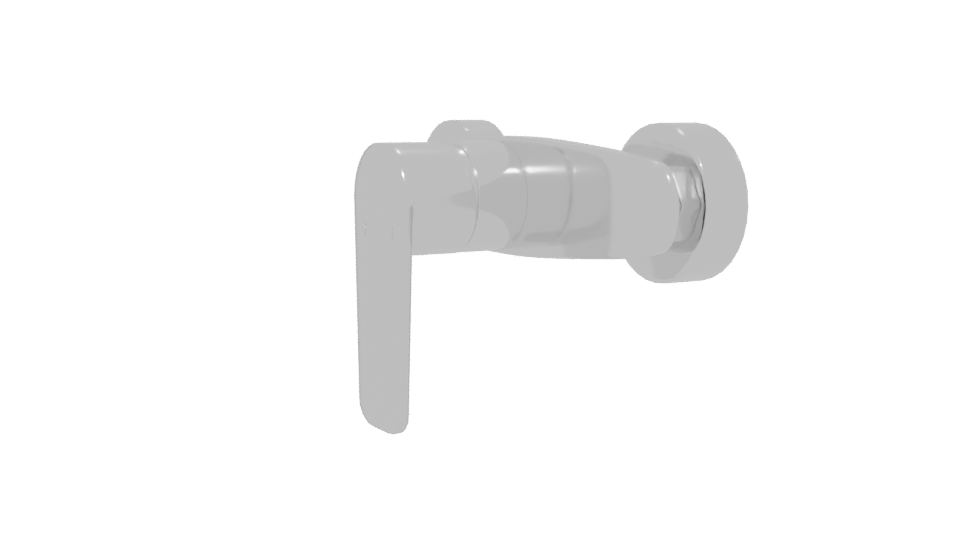 Sleek Modern Bathroom Faucet 3D Model - Professional 3D Model Render 13