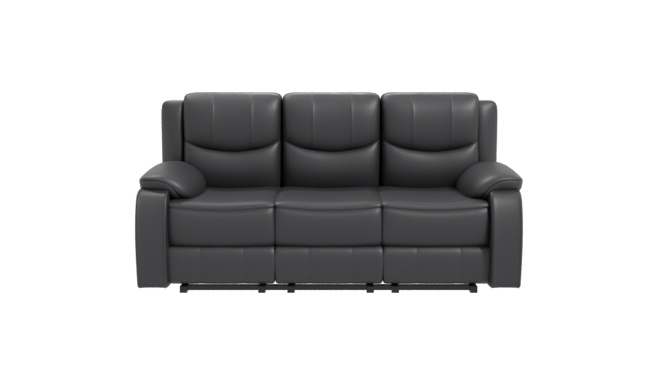 Reclinable Leather Sofa 3D Model - Professional 3D Model Render 11
