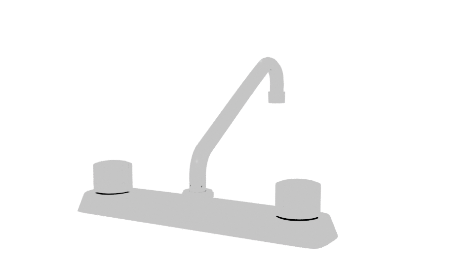 Stylish Bathroom Faucet 3D Model - Professional 3D Model Render 6