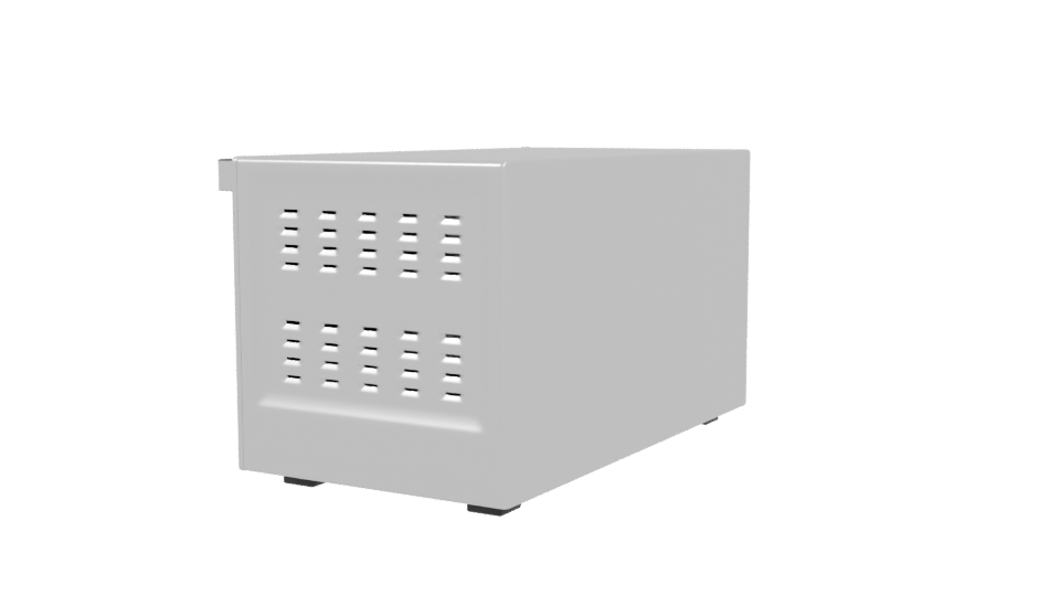 Stylish Compact Electric Oven 3D Model - Professional 3D Model Render 3