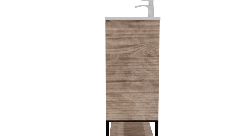 Stylish Bathroom Vanity 3D Model - Professional 3D Model Render 2