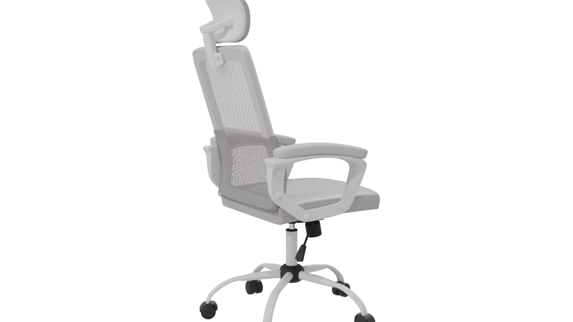 Ergonomic Office Chair Model - Professional 3D Model Render 7