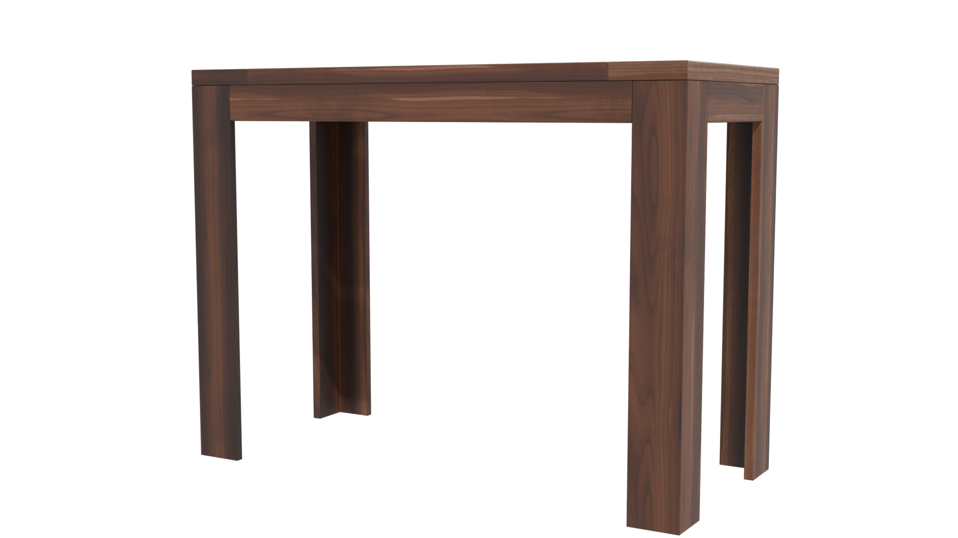 Stylish Wooden Square Table - Professional 3D Model Render 12