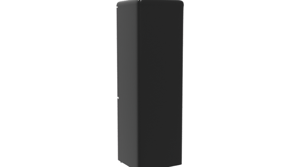 Sleek Modern Refrigerator Model - Professional 3D Model Render 4