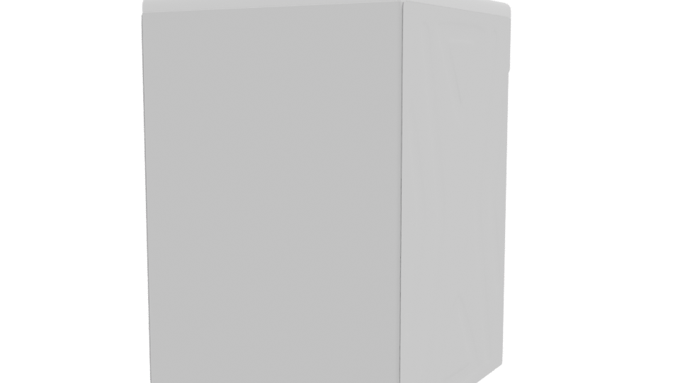 Sleek Modern Plastic Trash Bin 3D Model - Professional 3D Model Render 9