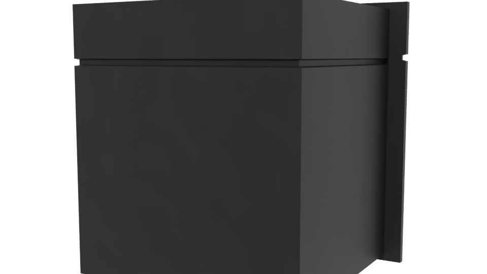 Sleek Black Built-In Oven 3D Model - Professional 3D Model Render 6