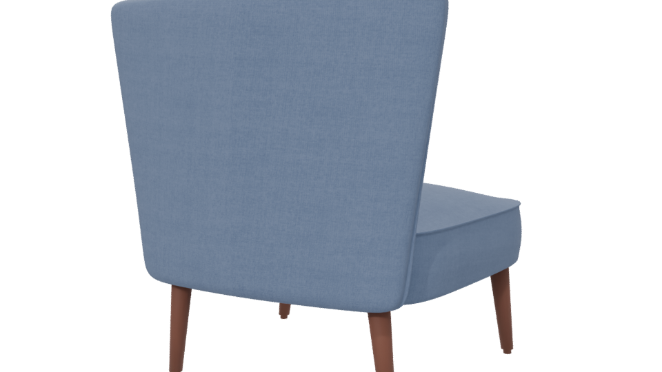 Stylish Modern Accent Chair 3D - Professional 3D Model Render 6