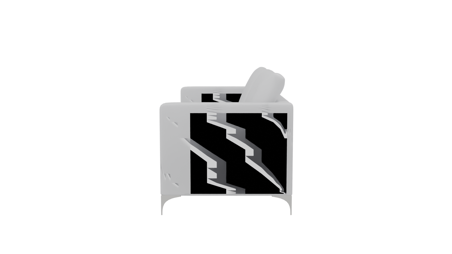 Contemporary Sofa 3D Model - Professional 3D Model Render 2