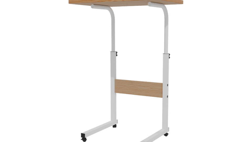 Minimalist Height Adjustable Desk 3D - Professional 3D Model Render 12