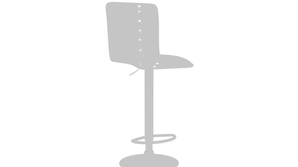 Stylish Bar Stool 3D Model - Professional 3D Model Render 10