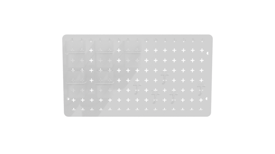 Multi-Container Organizer 3D Model - Professional 3D Model Render 11