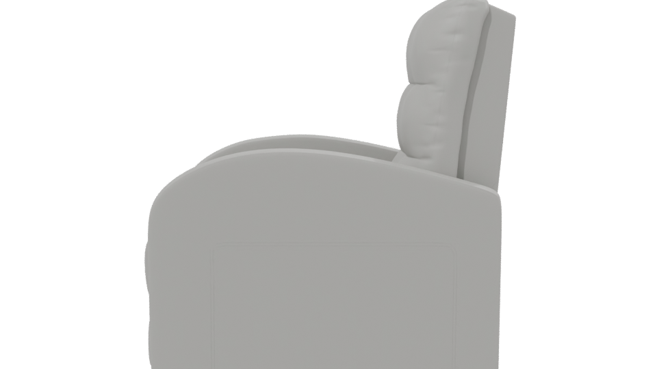 Contemporary Reclining Chair 3D - Professional 3D Model Render 2