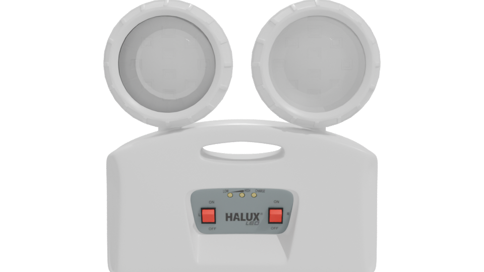 Dual Head LED Emergency Light 3D Model - Professional 3D Model Render 11