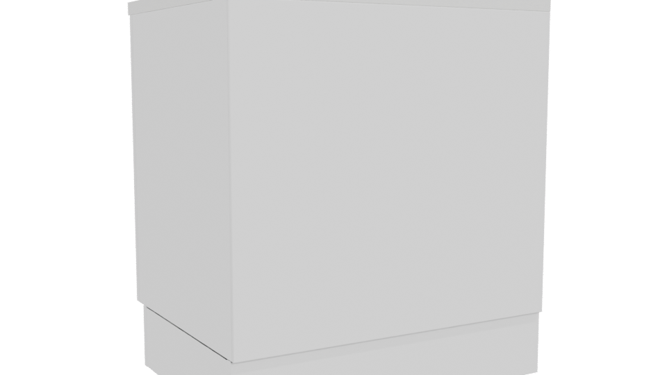 Modern Wooden Cabinet Design 3D - Professional 3D Model Render 4