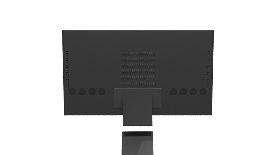 Sleek Modern Flat Screen Television 3D Model - Professional 3D Model Render 5