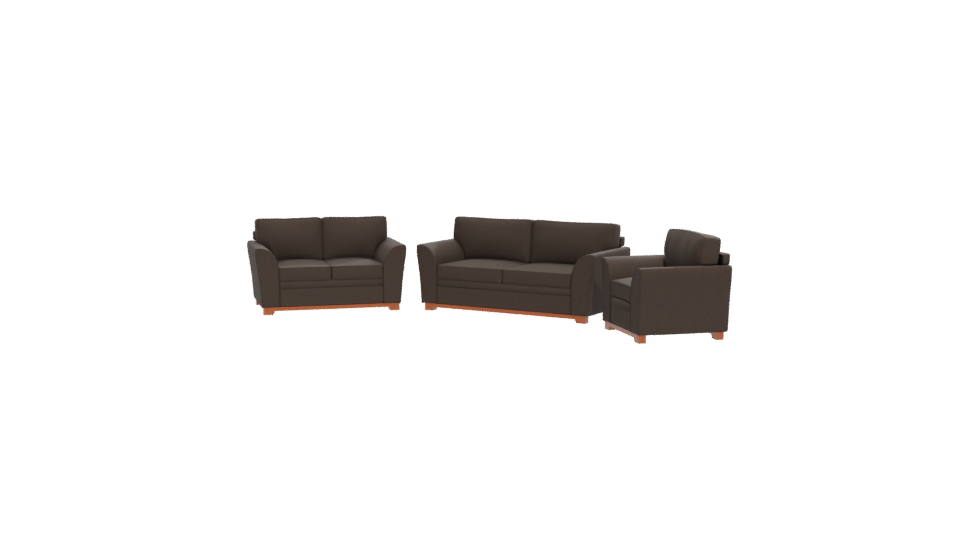 Elegant Sofa Set 3D Model - Professional 3D Model Render 12