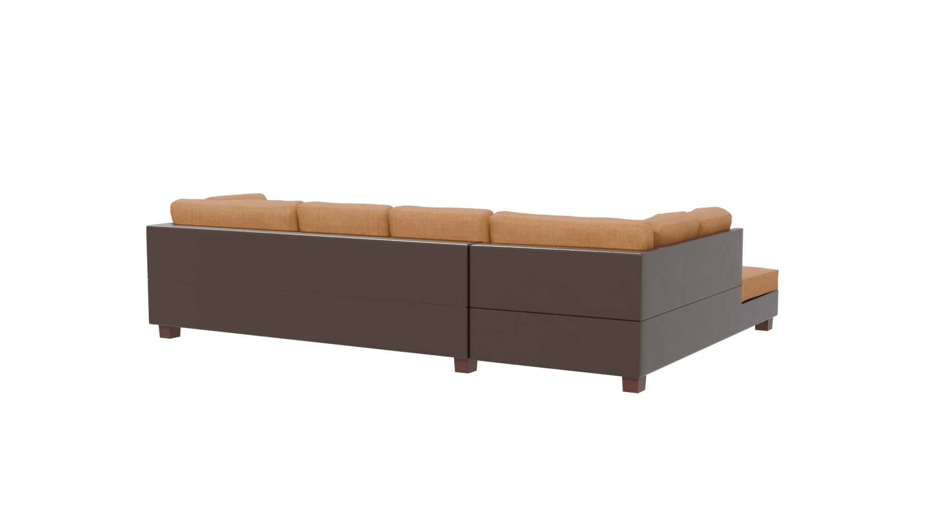 Modern L-Shaped Sofa 3D Model - Professional 3D Model Render 6