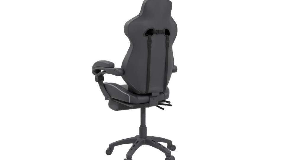 Ergonomic Gaming Chair 3D Model - Professional 3D Model Render 4