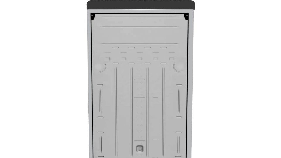 Sleek Stainless Steel Gas Range Oven 3D Model - Professional 3D Model Render 5