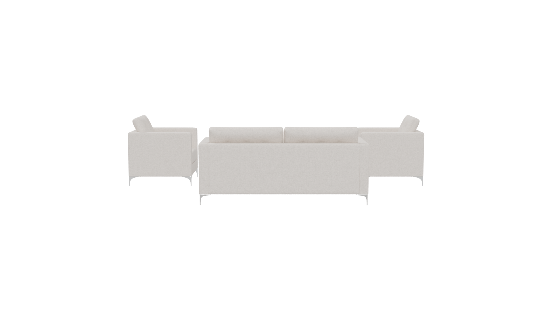 Elegant Modern Sofa Set 3D Model - Professional 3D Model Render 5
