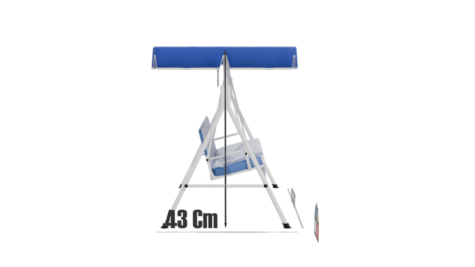 Model 7ea1b5d9 Outdoor Lounge Chair 3D - Professional 3D Model Render 11