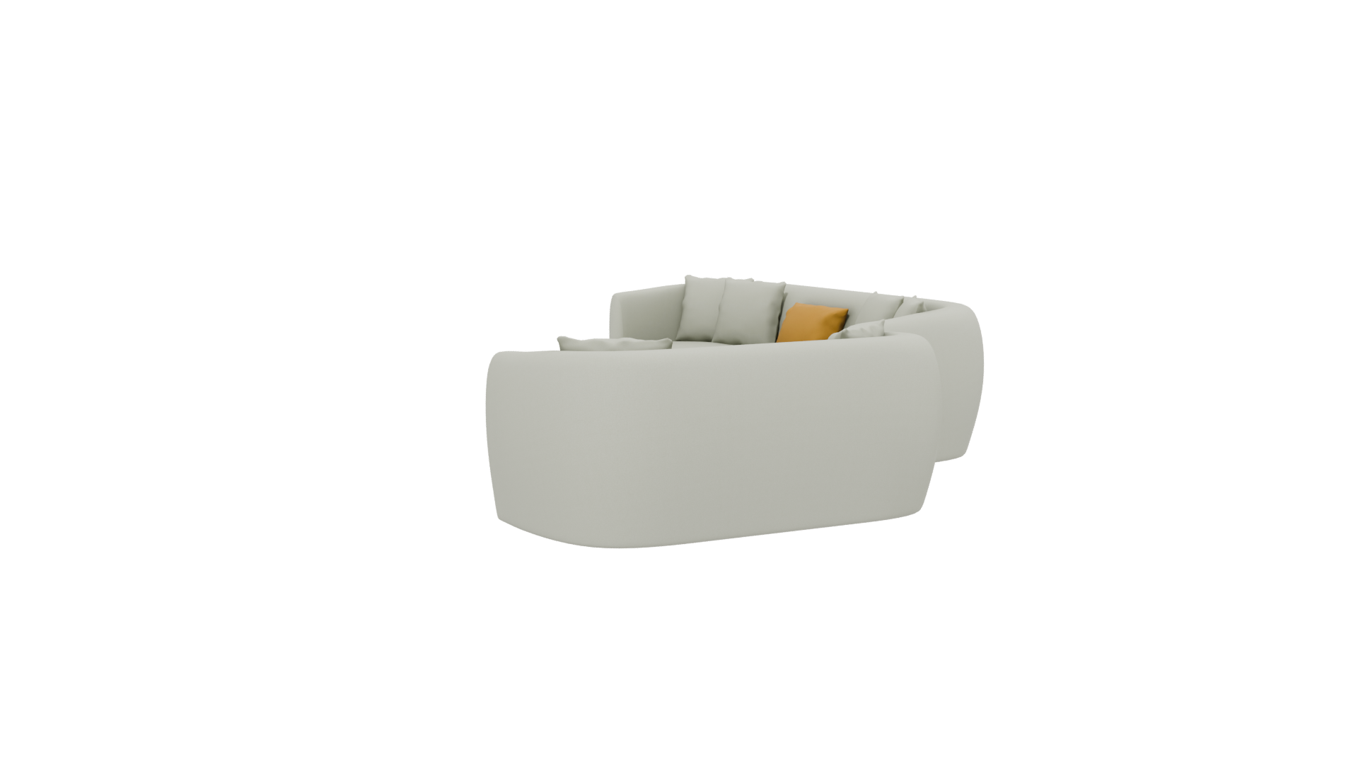 Stylish Modern Sofa Set 3D - Professional 3D Model Render 13