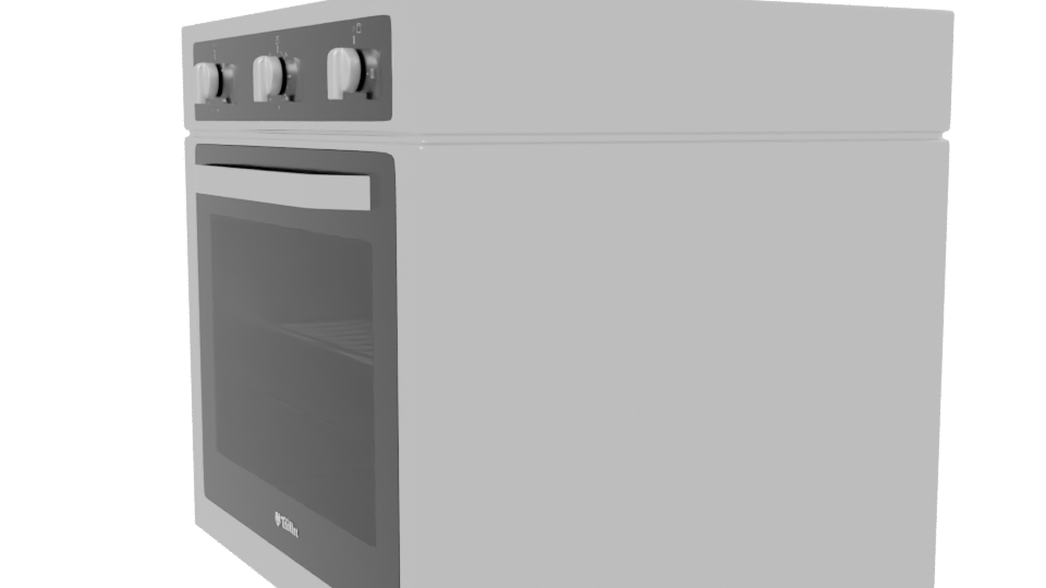 Stylish Built-In Kitchen Oven 3D - Professional 3D Model Render 13