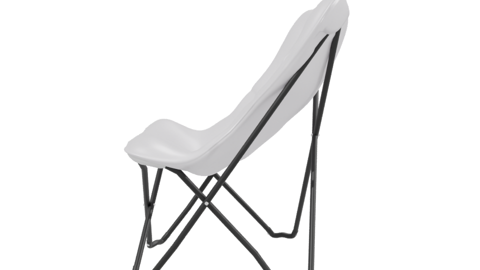 1169201 Butterfly Chair 3D Model - Professional 3D Model Render 2