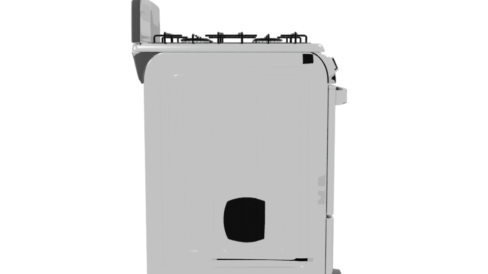 Realistic Kitchen Stove 3D Model - Professional 3D Model Render 8