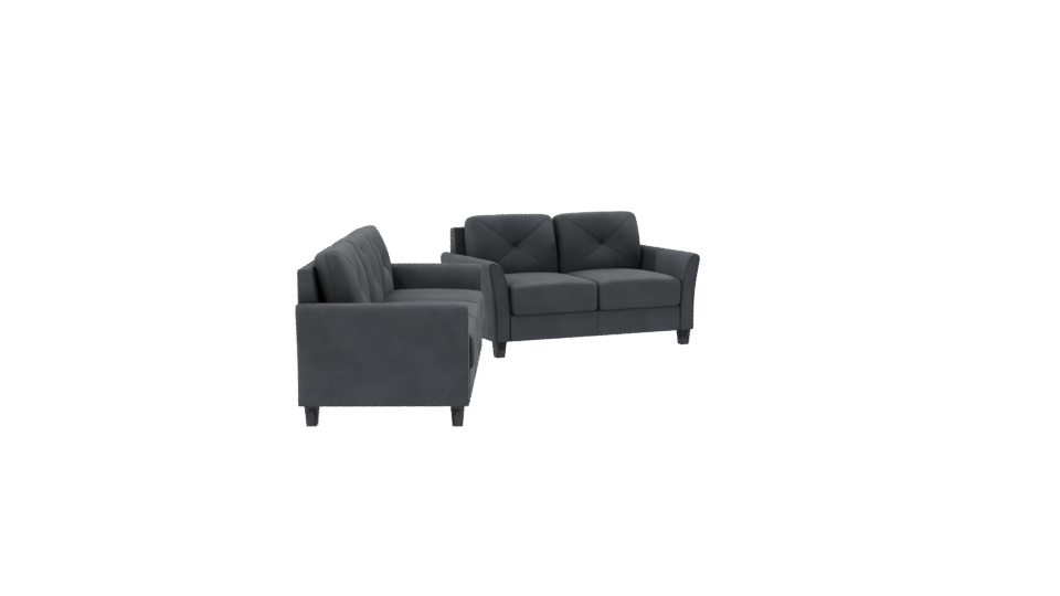 Contemporary Sofa Set 3D Model - Professional 3D Model Render 8