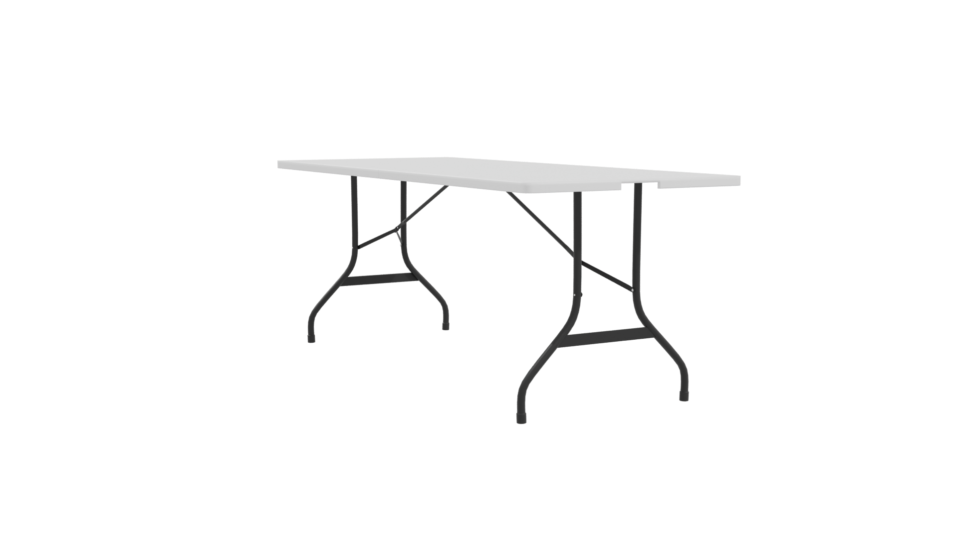 Minimalist Folding Table 3D Model - Professional 3D Model Render 10