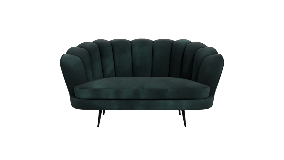 Elegant Green Sofa 3D Model - Professional 3D Model Render 11