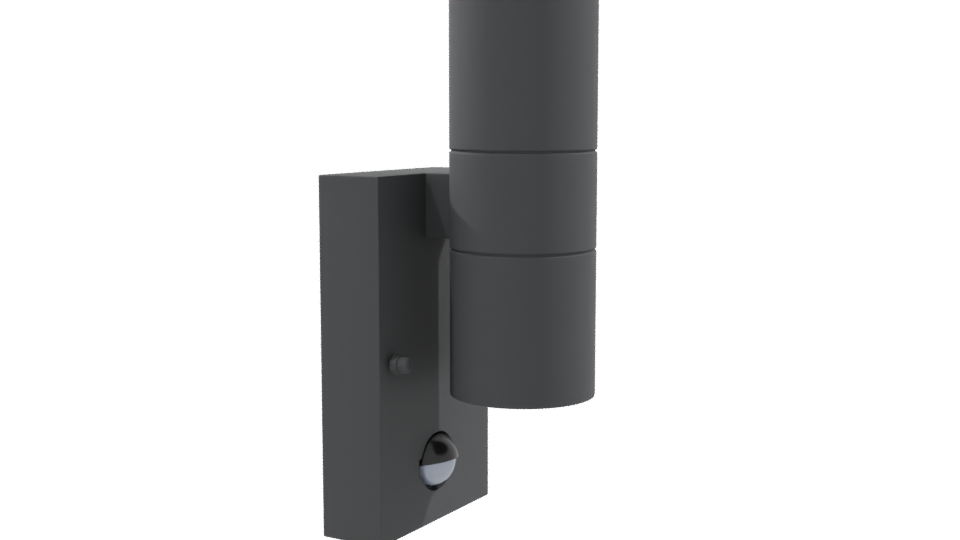 Sleek Modern Wall Light Fixture 3D Model - Professional 3D Model Render 9