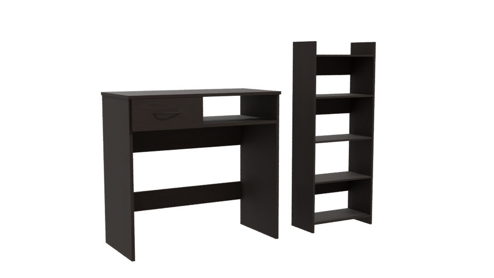 Stylish Modern Desk Set 3D - Professional 3D Model Render 10