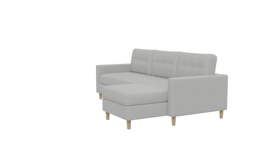 Stylish Modern Sectional Sofa 3D Model - Professional 3D Model Render 13
