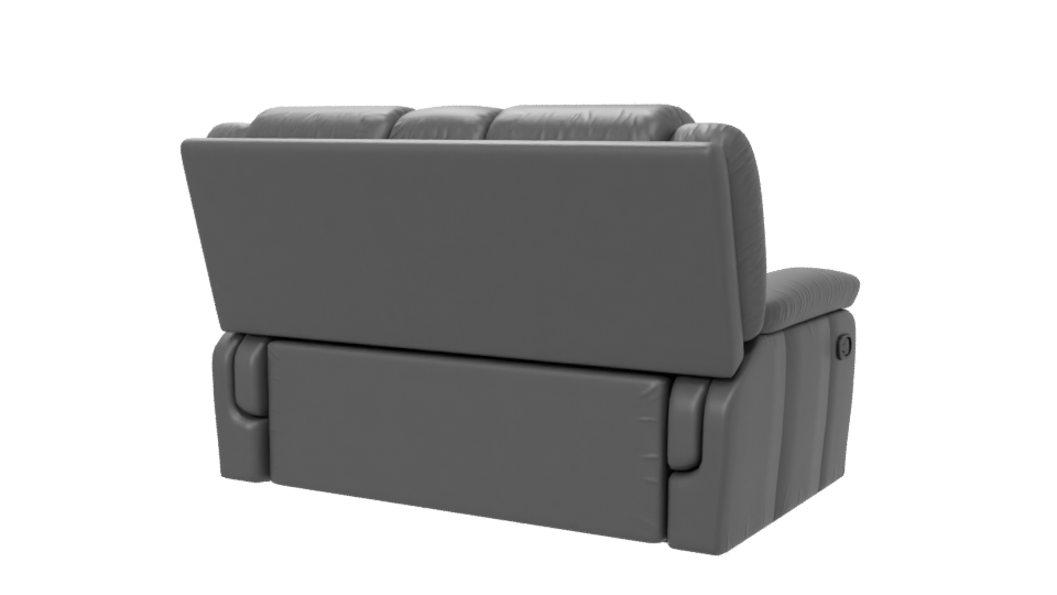 Contemporary Reclining Sofa Model - Professional 3D Model Render 6