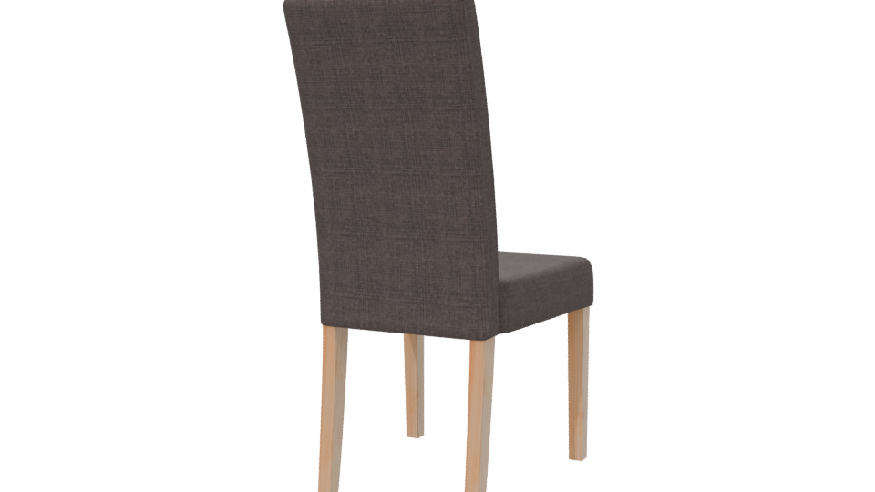 Stylish Fabric Dining Chair 3D - Professional 3D Model Render 6