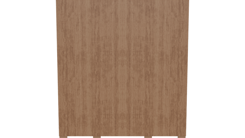 Elegant Wooden Wardrobe 3D Model - Professional 3D Model Render 5