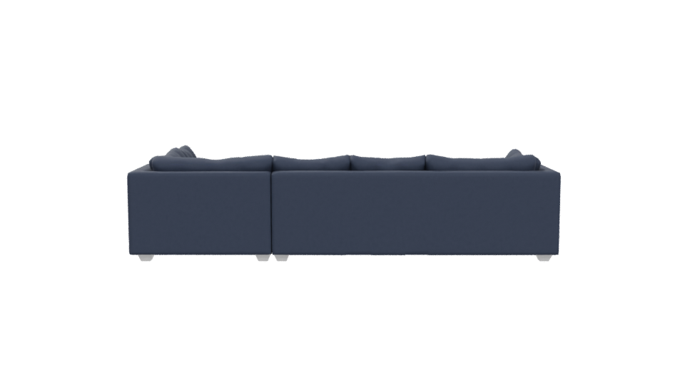 Stylish L-Shaped Sofa Model - Professional 3D Model Render 5