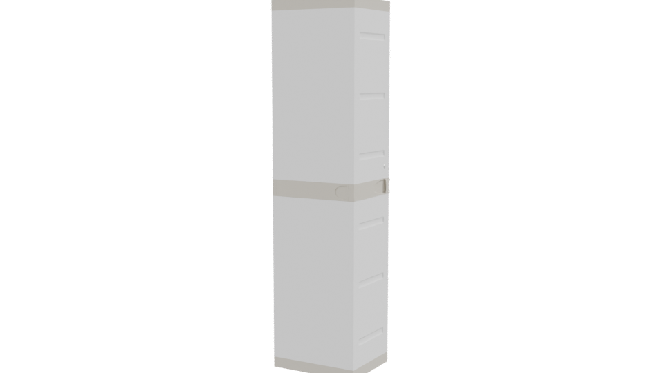 Sleek Modern Storage Cabinet 3D - Professional 3D Model Render 9